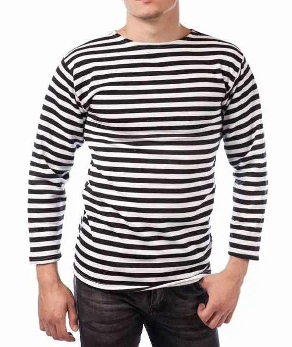 Тельняшка черная (с начесом)